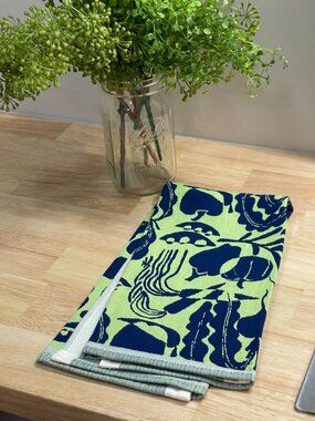 Anthropologie Jacquard Kitchen Towel-NEW